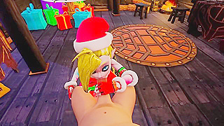Jinx Delivers Hot Holiday Pleasure with Sensual Blowjob Fun