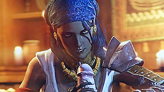 Sirens Temptation: Busty Pirate Repays Debt with Hot Blowjob Action