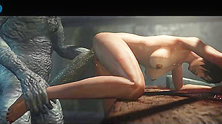 Ada Wong Tasted by Monstrous Tentacles in Steamy Hentai Horror Encounter