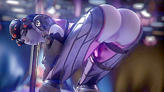 Widowmaker Tempts with Luscious Curves Then Takes Hardcore Cock
