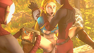 Zelda Succumbs to Secret Desires with Yiga Clan Warrior in Steamy Tryst