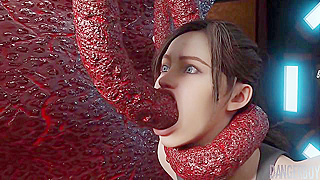Claires Cosmic Dual Pleasure: Alien Tentacles Take Her Beyond Limits