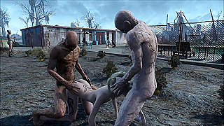 Zombie Trio Rampage in Steamy Fallout Plantation Encounter