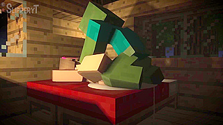 Jenny Gets Wild With Zombie Iron Golem in Minecraft Lust Adventure