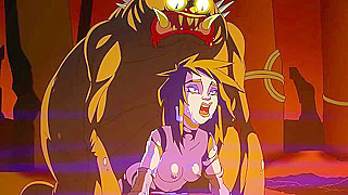 Cartoon Cutie Succumbs to Sinful Tentacle Lust in Ghostbusting Chaos