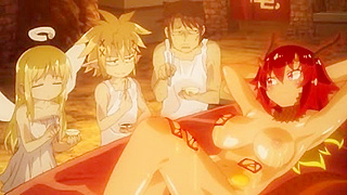 Salamander Seduction: Crew Enflamed by Her Lava-Lit Embrace