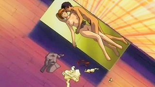 Passionate Young Lovers Cozy Bedroom Encounter in Steamy Anime Romance