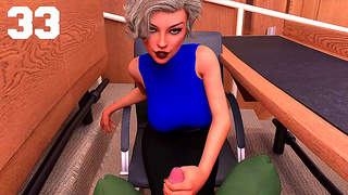 Curvy Teacher Seduces Pupil with Hot Blowjob Handjob After-School Rendezvous