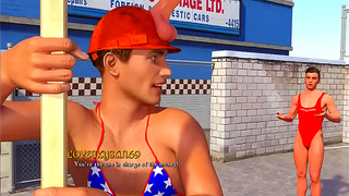 Curvy 3D Vixen Transforms Car Wash Into Hot Hentai Adventure