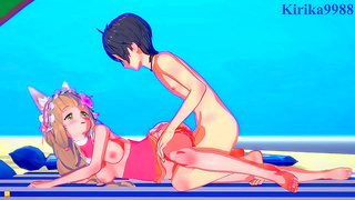 Maho Karin Ignite Forbidden Desire in Hot 3D Priconne Encounter