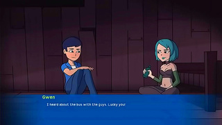 Gwen Ignites Hot Cabin Feud in Steamy Camp Pinewood Encounter