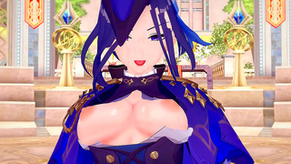 Clorinde Dominates with Fiery Blowjob Wild Cowgirl Action – Steamy 3D Hentai