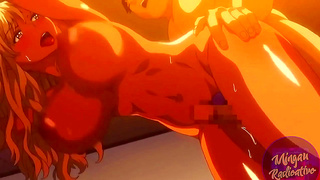 Daft Punk Goddess Rides Wild Future Fuck in Busty Hentai Fantasy