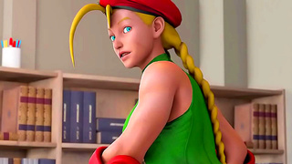 Juri Takes Control in a Sultry Street Fighter Showdown with Cammy