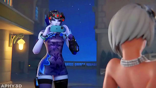 Ashe Seduced Before Her Wedding Night in Spicy 3D Hentai Romance