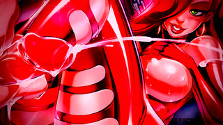 Reiq Teases with Voluptuous Charm in Sensual Animated HMV Fantasy