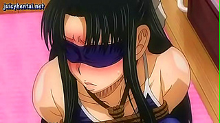 Bound Beauty Seduced in Steamy Animated Encounter