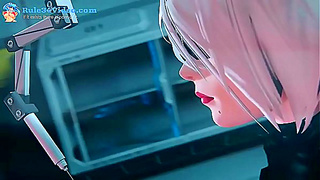 Alluring Androids Heat Up NieRs World in Sensual 3D Fantasy Tryst
