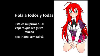Rias Takes Control with Sensual JOI Commands in Hot Hentai Fantasy