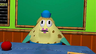 SpongeBob Patrick Heat Up Mrs. Puffs Classroom with Wild Desire