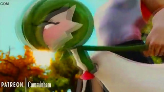 Gardevoir Surrenders to Fiery Pokmon Desires in Sensual Animated Encounter
