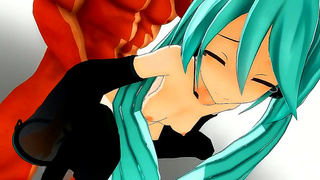 Mikus Seductive Blowjob Tender Moans – Steamy MMD Hentai Fantasy