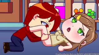 Shy Waifu Tempts Rival in Forbidden Romance – Magic School Lust Awakening
