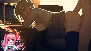 Blonde Step-stepmother Tempted by Neighboring Stud in Steamy Cartoon Tryst