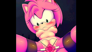 Amys Forbidden Flirtation Ignites Sonic in steamy Hentai Fantasy