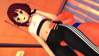 Megumin Dominates After Training in Hot Infirmary Tryst