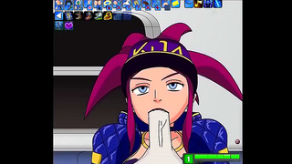 Curvy Waifu Teases Pro Gamer Into Hot League Showdown Romance