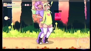 Elven Goddess Seduces Hero in Fiery Anime Fantasy Tryst
