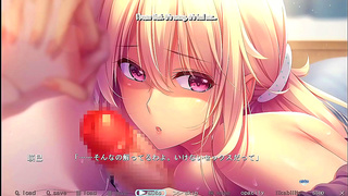 Busty Teen Teases Her Lover in Sultry Animated Romance Scene