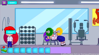 Cute Gym Bun Warms Up Campus Nights in Steaming Hentai Romance