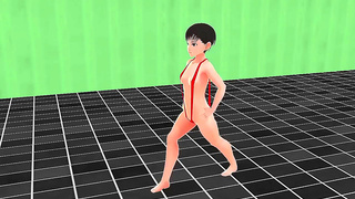 Busty Bunny Dives Into Steamy Pool Action in Tiny Bikini Tease