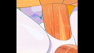 Jenny the Teen Robot Seduced by Twin Beasts in Hot Hentai Action