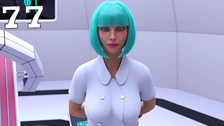 Buxom Alien Nurse Tempts Astronaut with Seductive Blowjob Creamy Escape