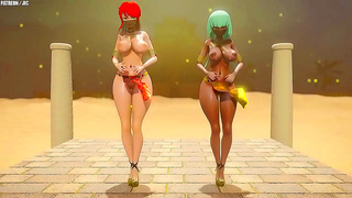 Pyrrhas Seductive Dance Unleashes Forbidden Lust in RWBY Universe