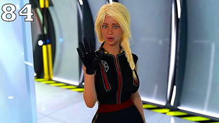 Blonde Teen Stuns Curvy Stepsister with Huge Dick in Steamy Sci-Fi Tryst