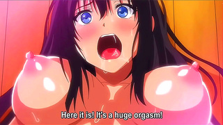 Sultry Anime Vixen Rides Wave of Ecstasy in Steamy Hentai Tryst