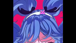 Miku Teases with Seductive Blowjob before Giving Steamy Facial in Hentai Fantasy