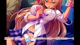 Curvy Hentai Beauty Drops Her Phone for a Hot Blowjob Encounter