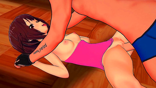 Megumins Steamy Towel Tease Sparks Wild Night in Konosuba Parody