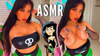 Sam Manson Delivers Seductive ASMR Teasing Touches in Bold Cosplay Fantasy