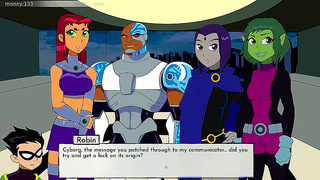 Raven and Starfire Spark Forbidden Desire in Hot Teen Titans Tryst