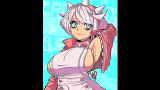 Elphelt Moans as She Rides Huge Dick, Jiggling Tits on Display