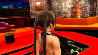 Busty Young Maiden Climaxes in Steamy Hentai Tryst Under Moonlight