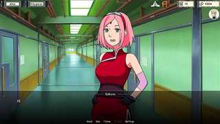 Naruto Guides Kunoichi Through a Fiery 3D Hentai Training Encounter with Dinaki