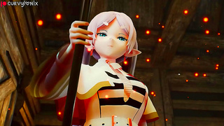 Elfs Lush Curves Bloom in Enchanting 3D Fantasy Hentai Quest