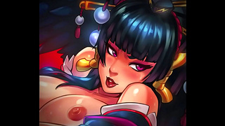 Busty Warriors Ignite Fiery Rhythm in Reiqs Sensual Anime Music Video Fantasy